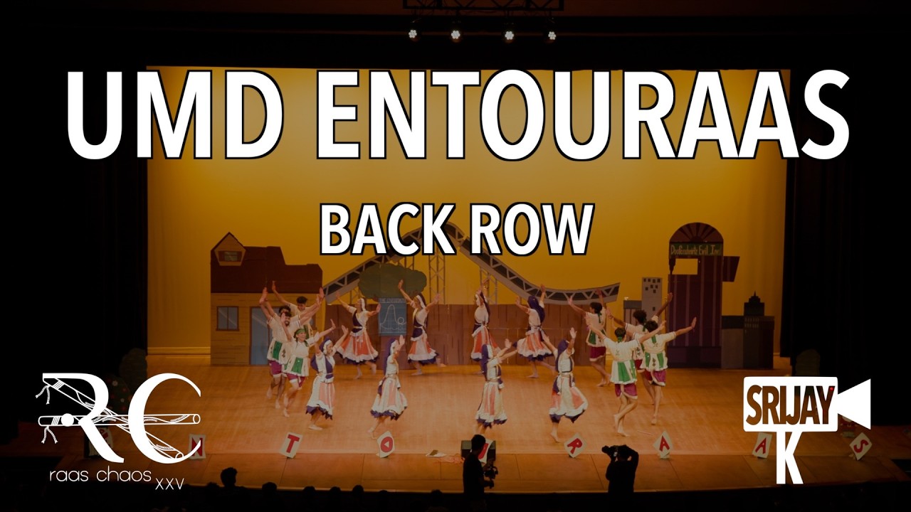 UMD EntouRAAS | Raas Chaos 2026 [Back Row]