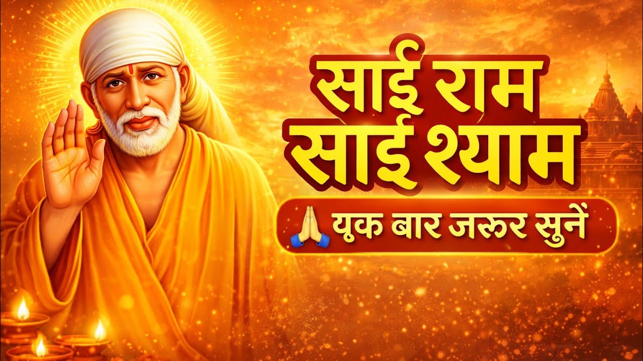 साईं राम साईं श्याम | Sai Ram Sai Shyam | साईं बाबा भजन@Amritvani-0 