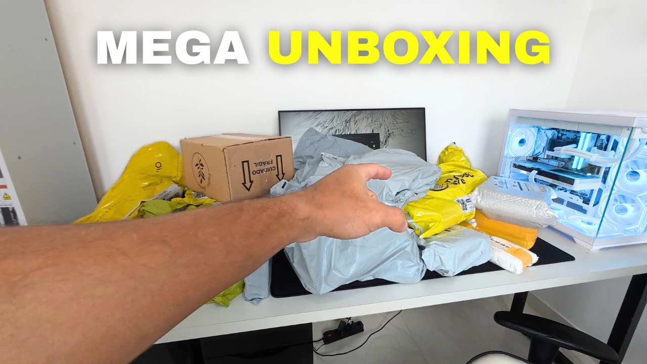 MEGA UNBOXING ALIEXPRESS - Itens baratos para o SETUP