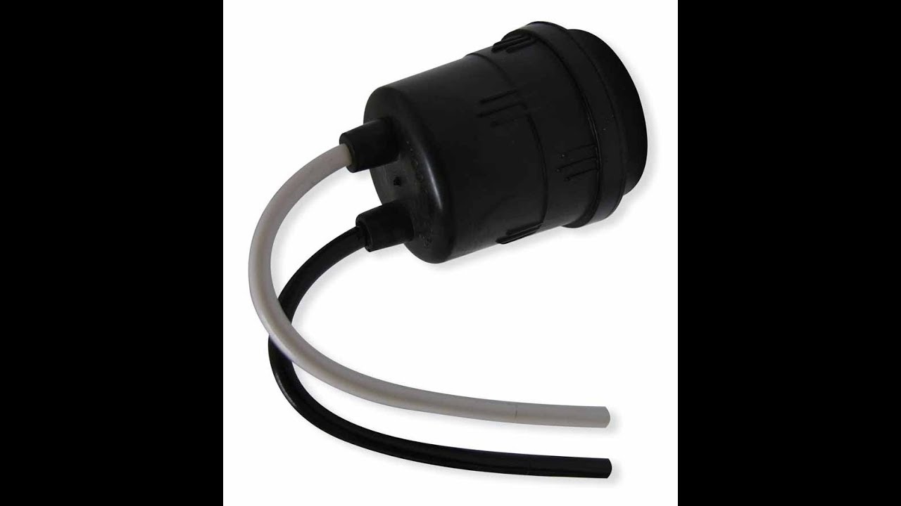 Como conectar un socket portalámpara para foco exterior
