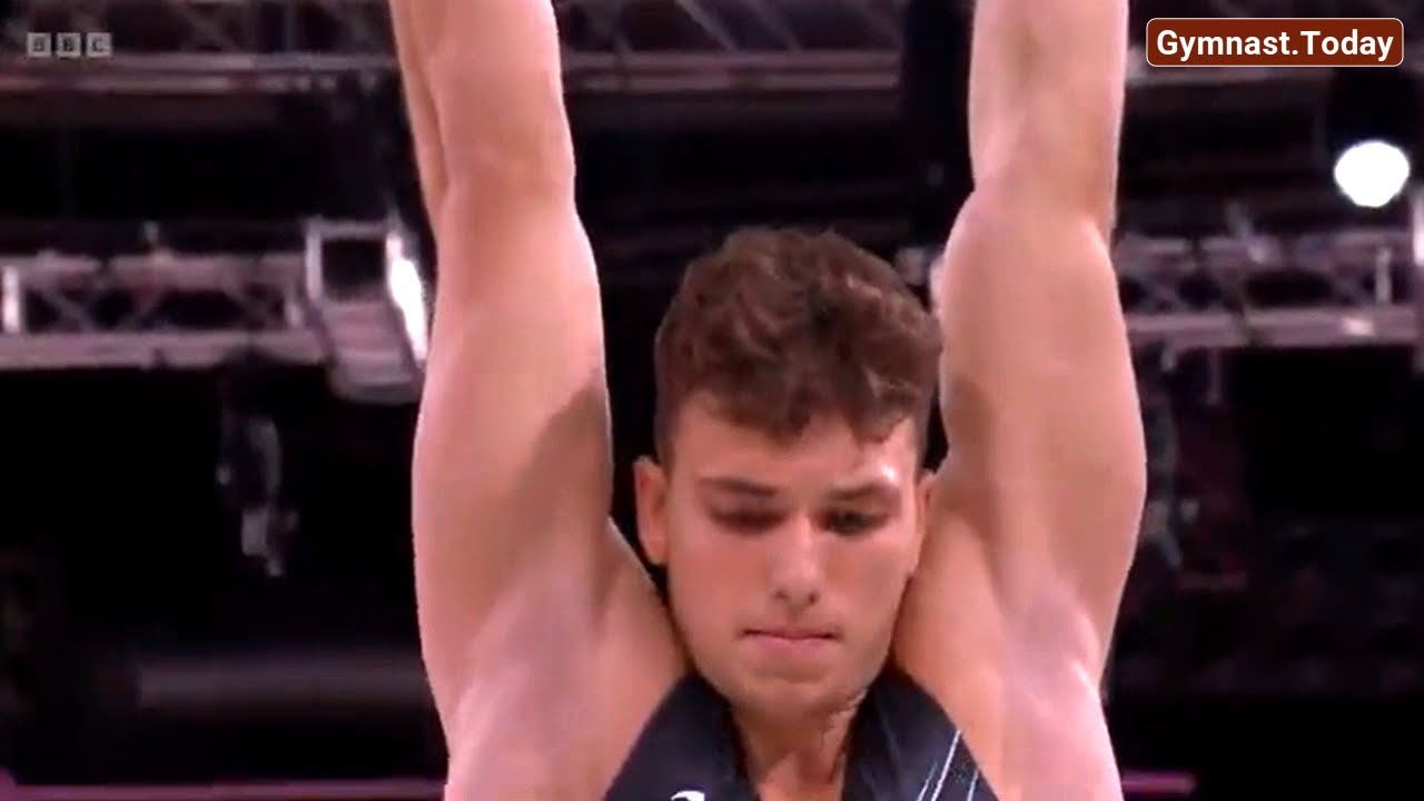 Top 3 in Men's High Bar Final - 2022 Birmingham 22nd Commonwealth Games - Artistic Gymnastics