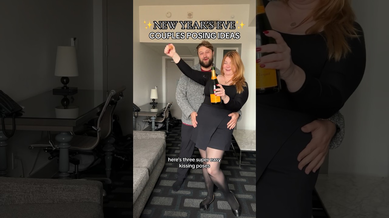 EASY COUPLES POSES ✨ 3 Poses For New Year&rsquo;s Eve Pics #posing #couples