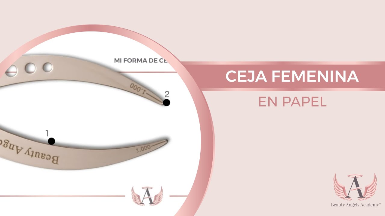 Cejas PERFECTAS ¡MUY FÁCIL! | Tutorial para ceja femenina | Beauty Angels Academy Latino
