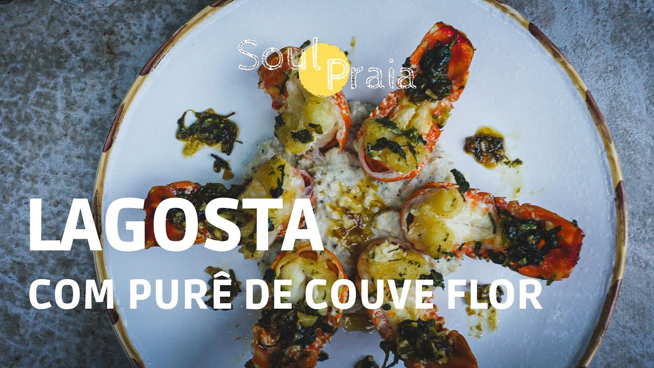 TOQUE CAIÇARA - LAGOSTA COM PURÊ DE COUVE FLOR