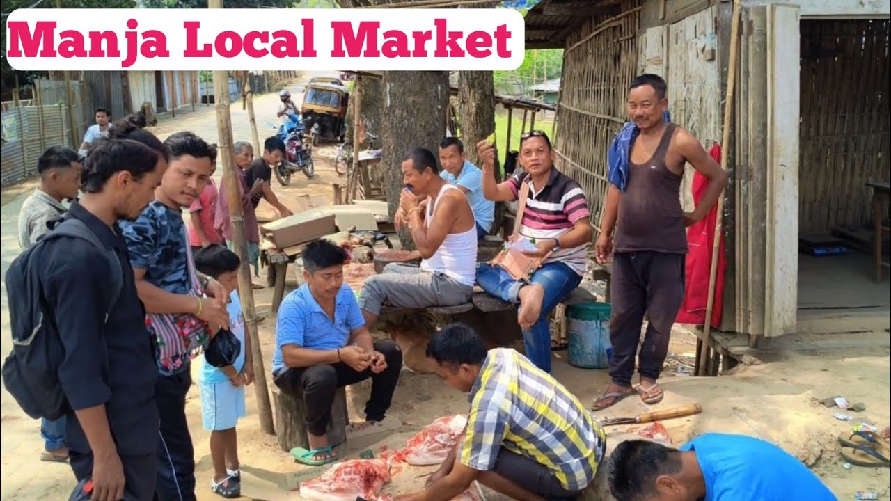 Assam Weekly Pork Market | Assam Friday Bazaar | Manja Karbi Anglong | Food Market