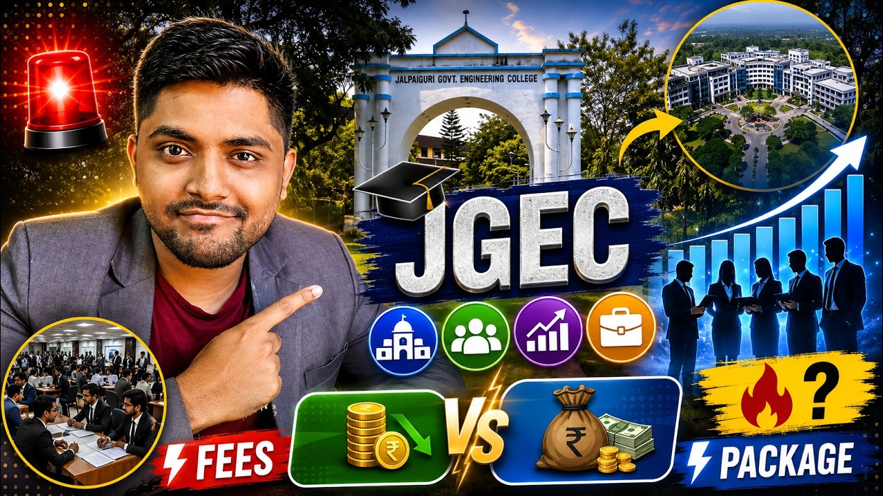 JGEC Placement Data 2026 🚀 | Jalpaiguri Govt Engineering College Review | WBJEE Counselling