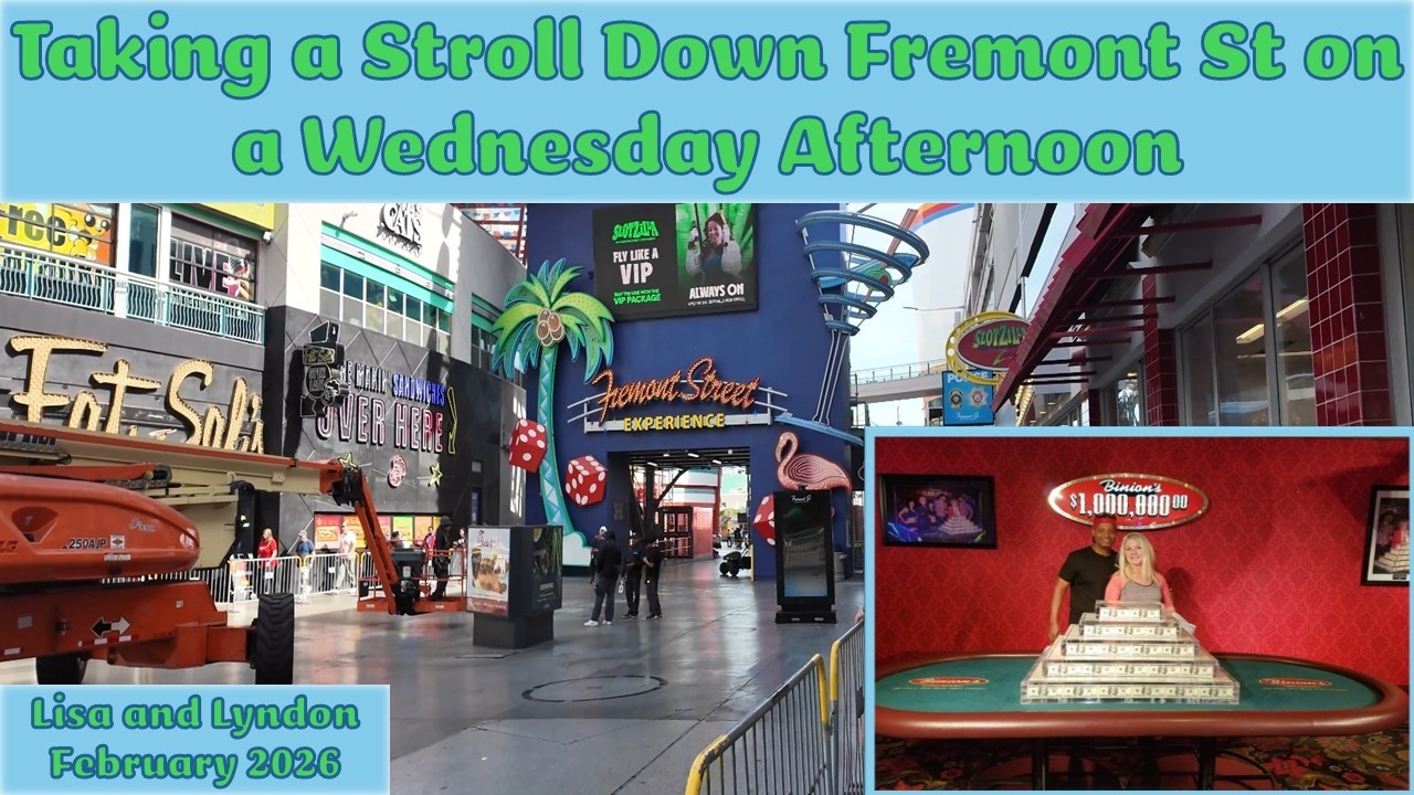 Fremont Street Experience Downtown Las Vegas day walking tour