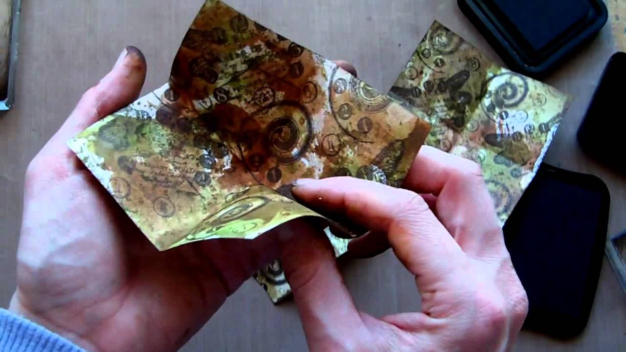 Mixed Media Art - Grungy Squash Book