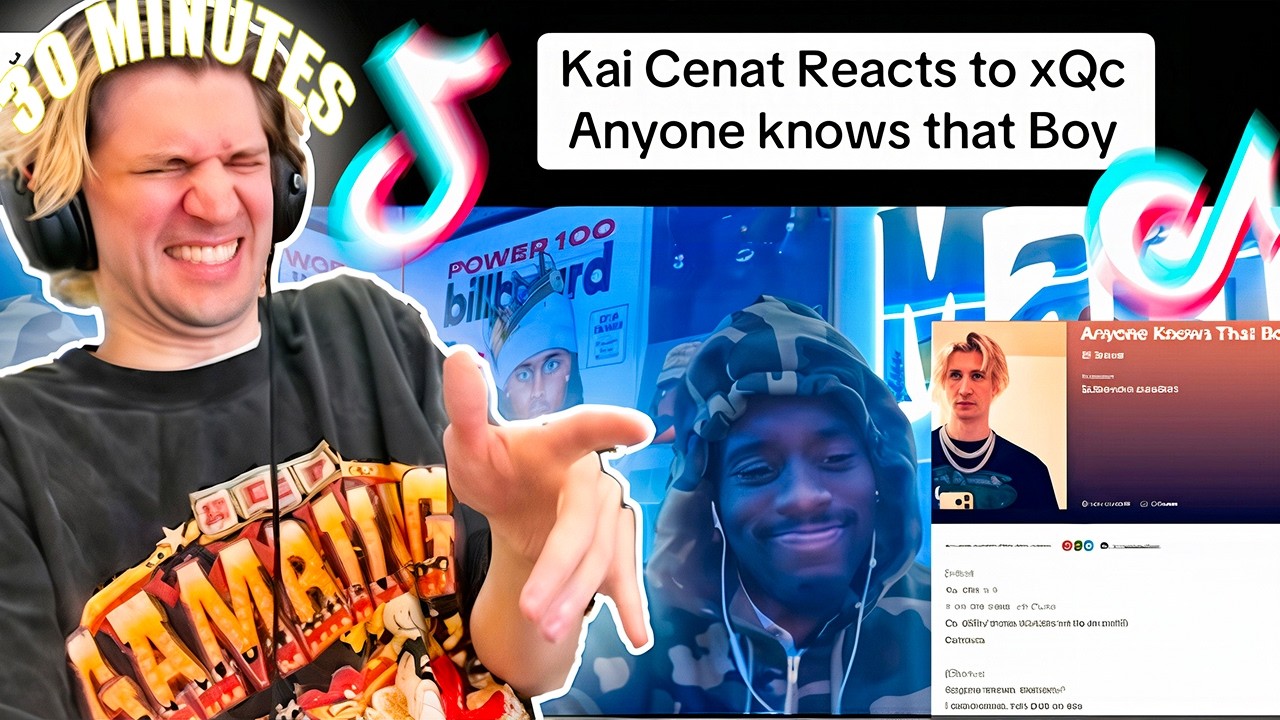30 МИНУТ ЗАБАВНЫХ РЕАКЦИЙ XQC В TIKTOK