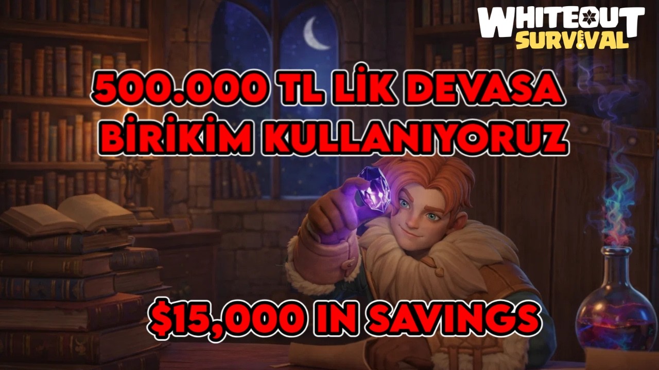 500.000 TL LİK DEVASA BİRİKİM - ROSEY - WHITEOUT SURVİVAL