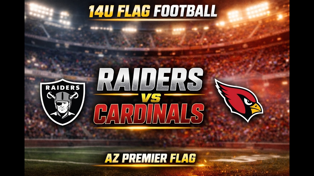 Raiders Vs Cardinals 14u 2/7/26 1of2 #xbotgofalcon