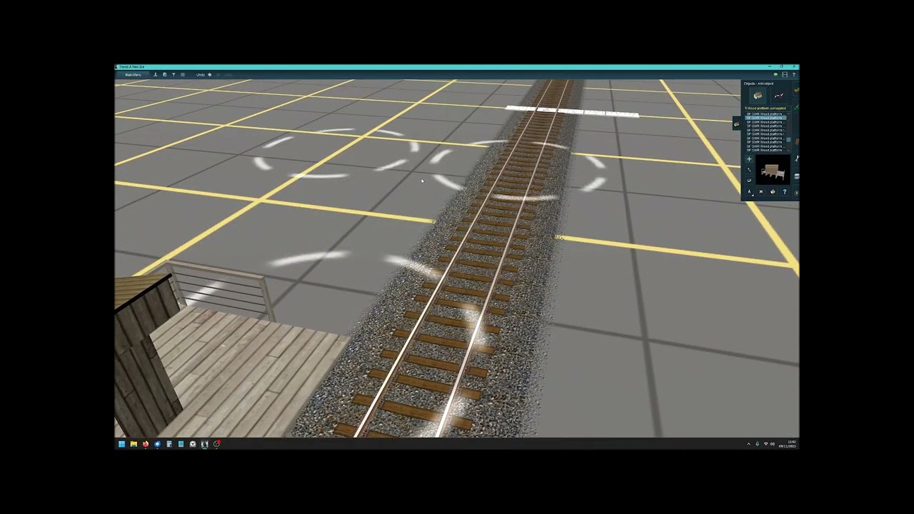 GWR halt wooden platform for Trainz