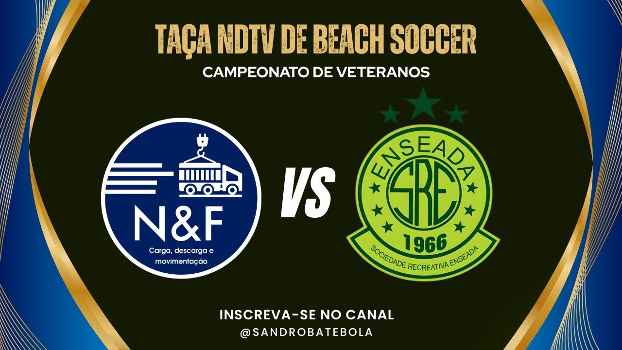 NF Carga e Desgarga x SR Enseada| Taça NDTV de Beach Soccer | Veterano