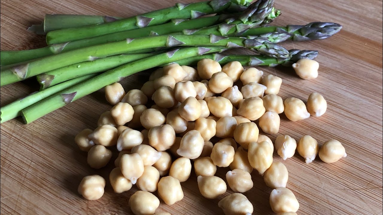 CECI CON ASPARAGI ricetta incredibilmente facile e buona