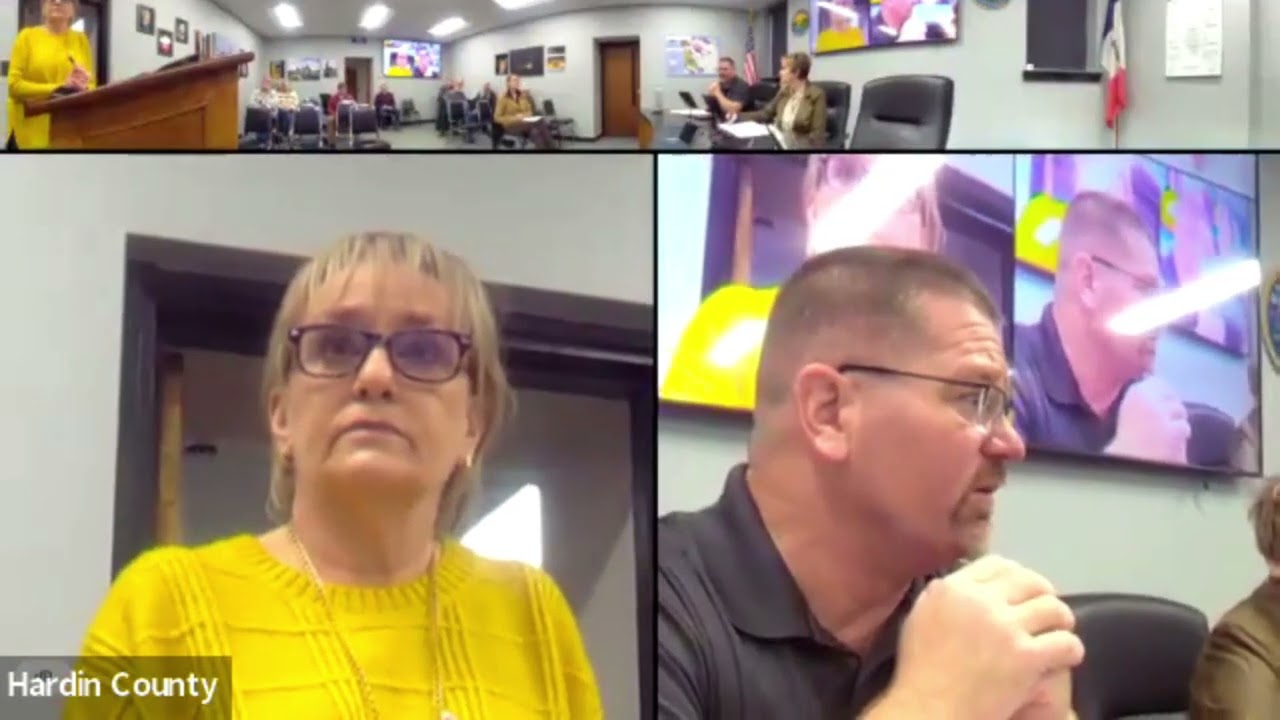 Hardin County Board of Supervisors Meeting 01/21/2026
