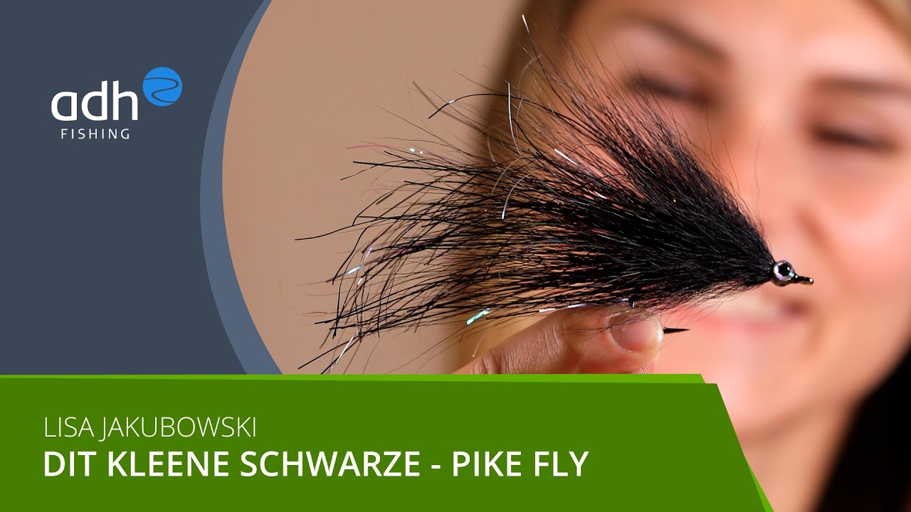 adh-fishing TV - Bindevideo 'Dit kleene Schwarze' Hecht Streamer mit Lisa Jakubowski