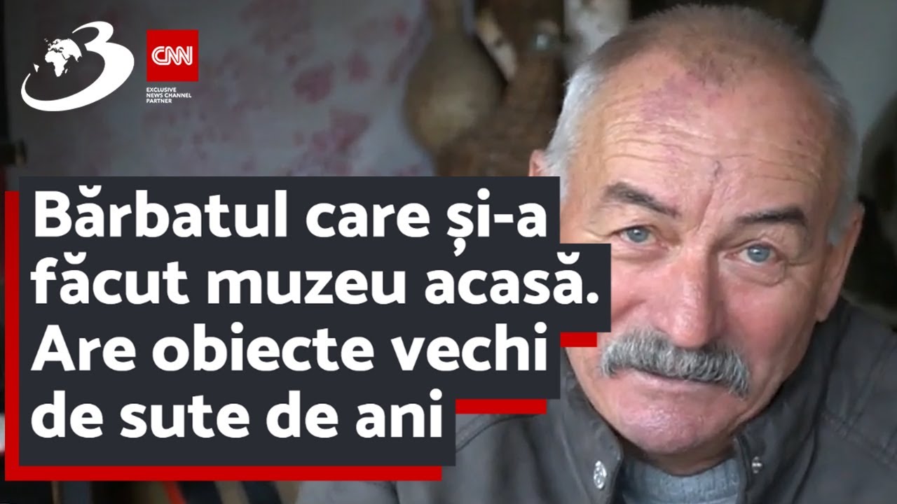 Bărbatul care și-a făcut muzeu acasă. Are obiecte vechi de sute de ani