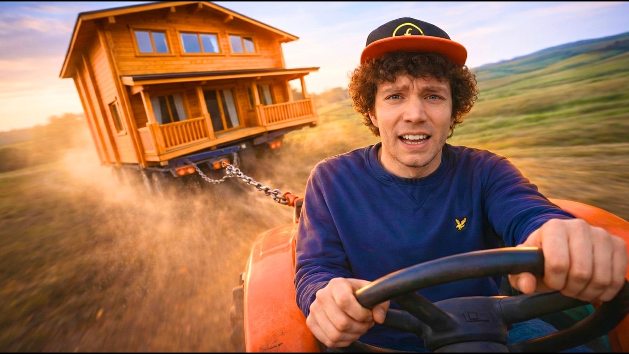 Я Перемещаю Дом Трактором 🚜🏠