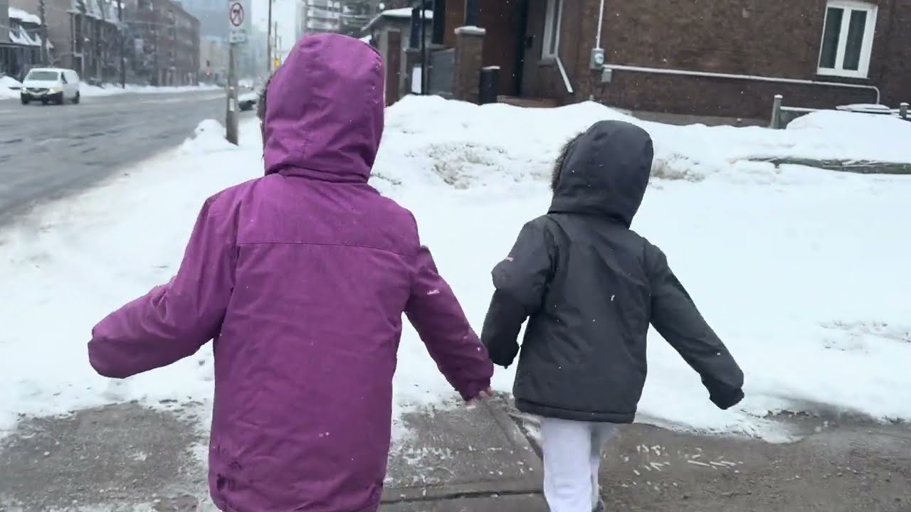 New LRT Walking Around with Kids 