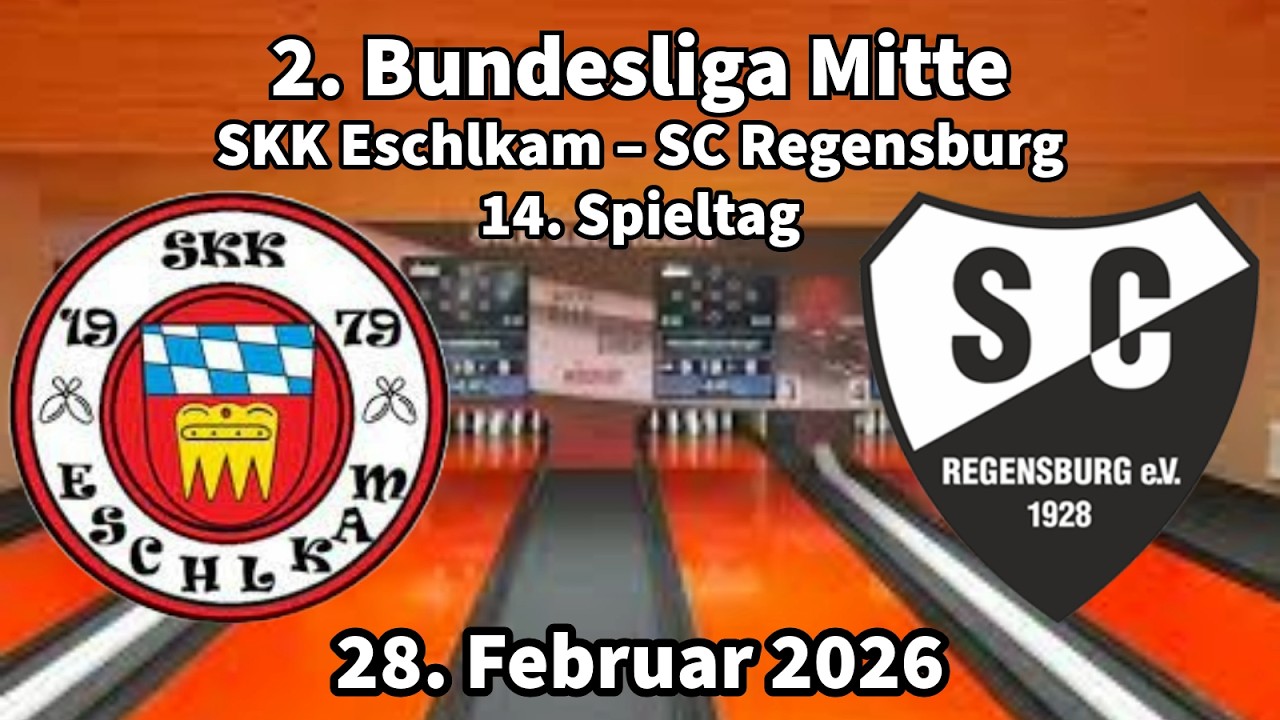 SKK Eschlkam – SC Regensburg | 2. Bundesliga Mitte Kegeln Classic 2025/2026