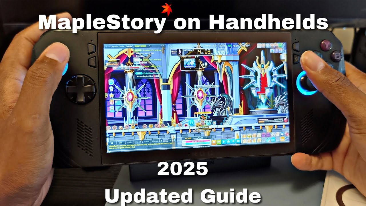 Maplestory on Handheld PCs: Skill Sequence & Mapping Controls