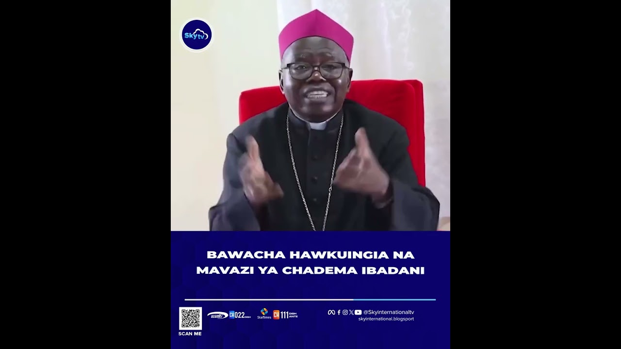 BAWACHA HWAKUINGIA KANISANI NA MAVAZI YA CHADEMA