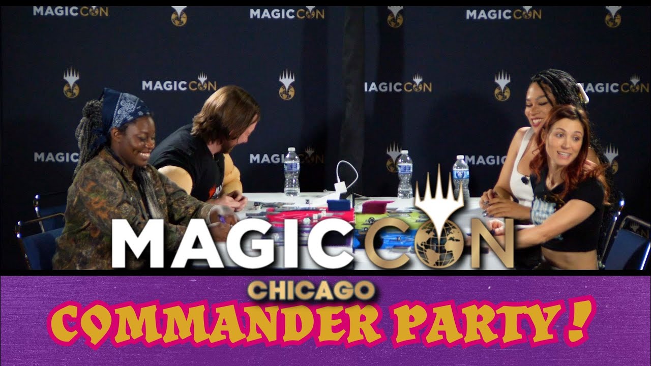 Commander Party Live at MagicCon Chicago 2025 | Magic the Gathering MTG EDH Gameplay