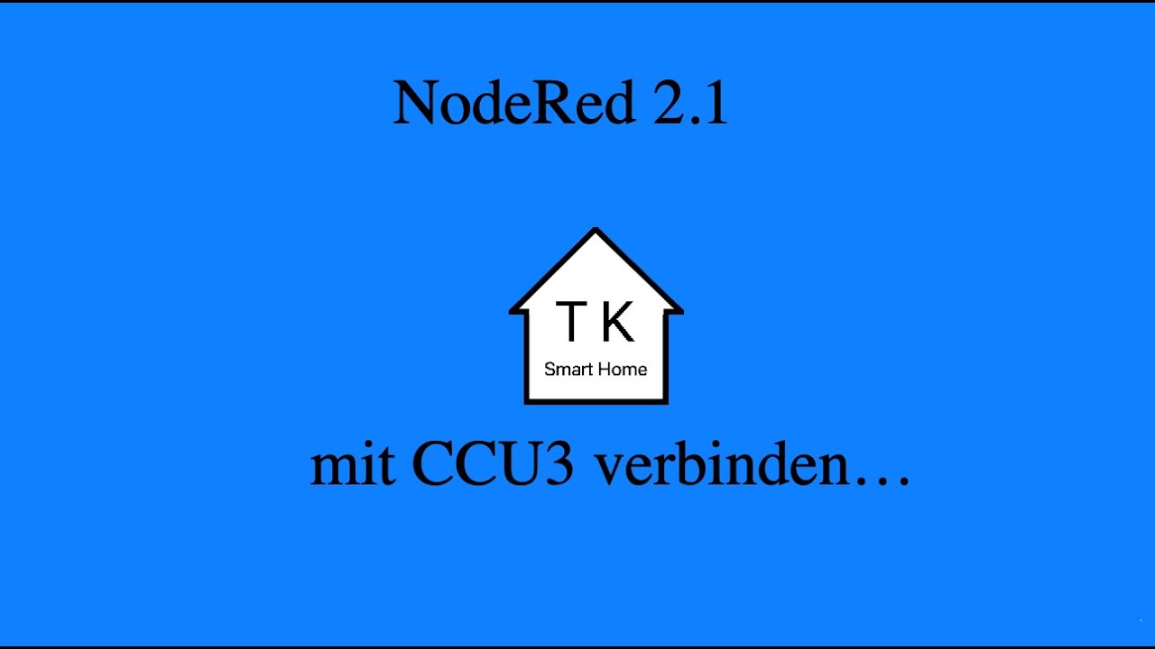 NodeRed mit CCU3 verbinden
