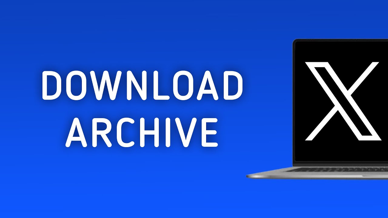 How To Download The Archive On X (Twitter) On PC