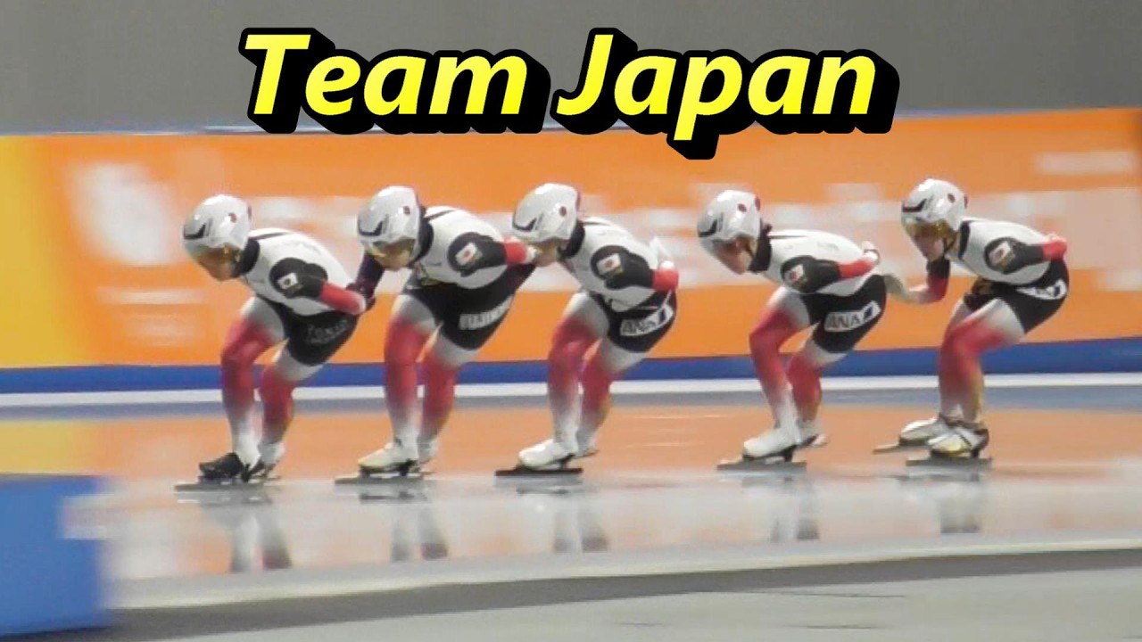 Japanese Women Team Pursuit Practice Scene.2024/25 ISU World Cup SpeedSkating.2024/11/24　M Wave.