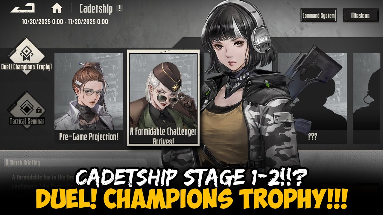 CADETSHIP EVENT STAGE 1-2 DUEL! CHAMPIONS TROPHY! CELAR EASY 🤖 MECHARASHI