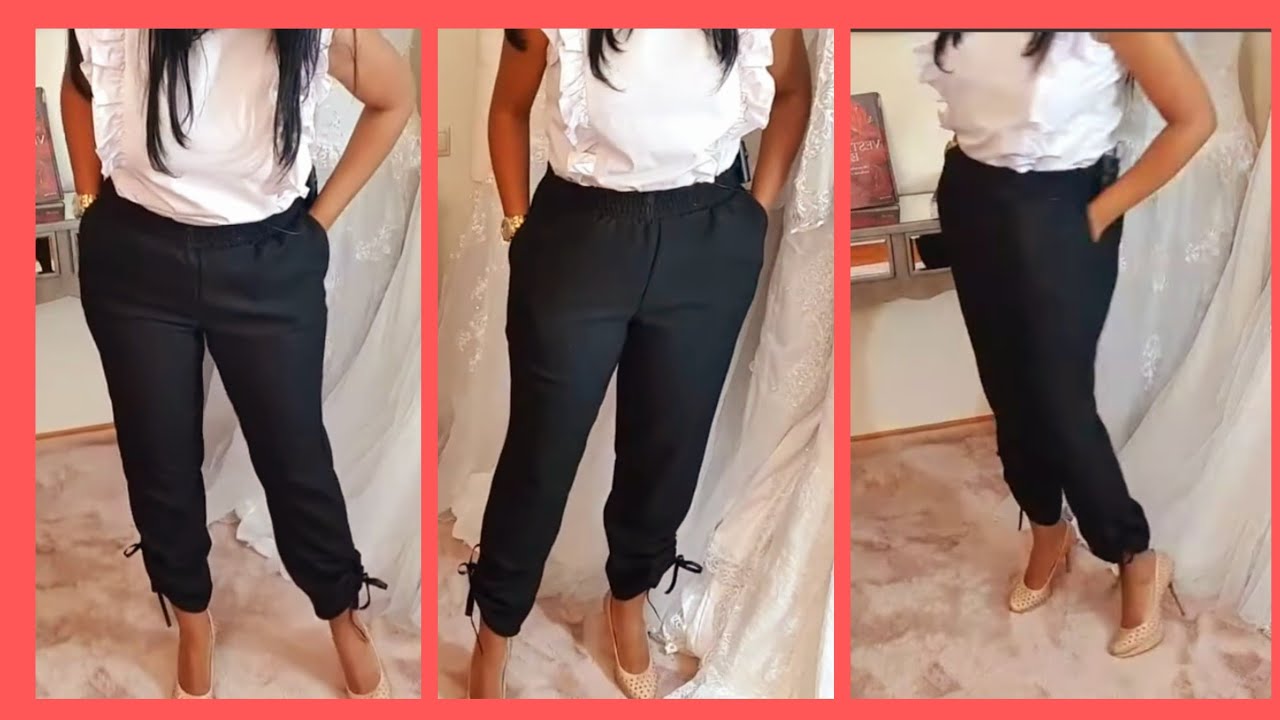 ✅️ DIY Como fazer Calça com elástico_ Costura fácil passo passo para iniciantes Gisleide Novelo