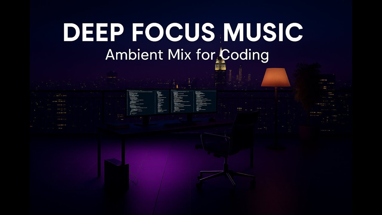 Deep Focus Music — Ambient Mix for Coding & Work