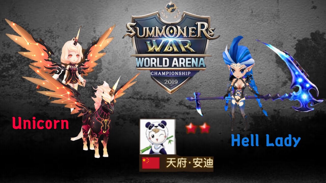 Slow Team | Fire Unicorn ft Water Hell Lady - Summoners War 魔靈召喚
