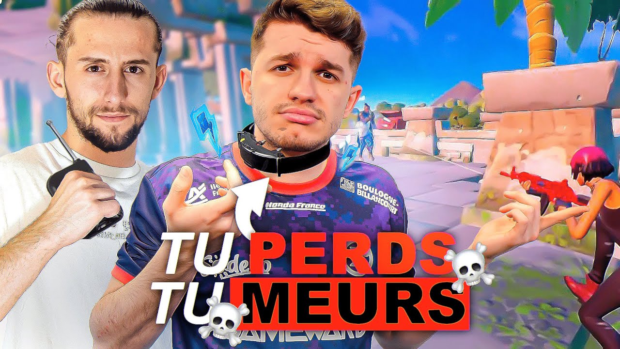 TU PERDS SUR FORTNITE = COLLIER ELECTRIQUE ⚡😱 (feat Pirastack, Zocian...)