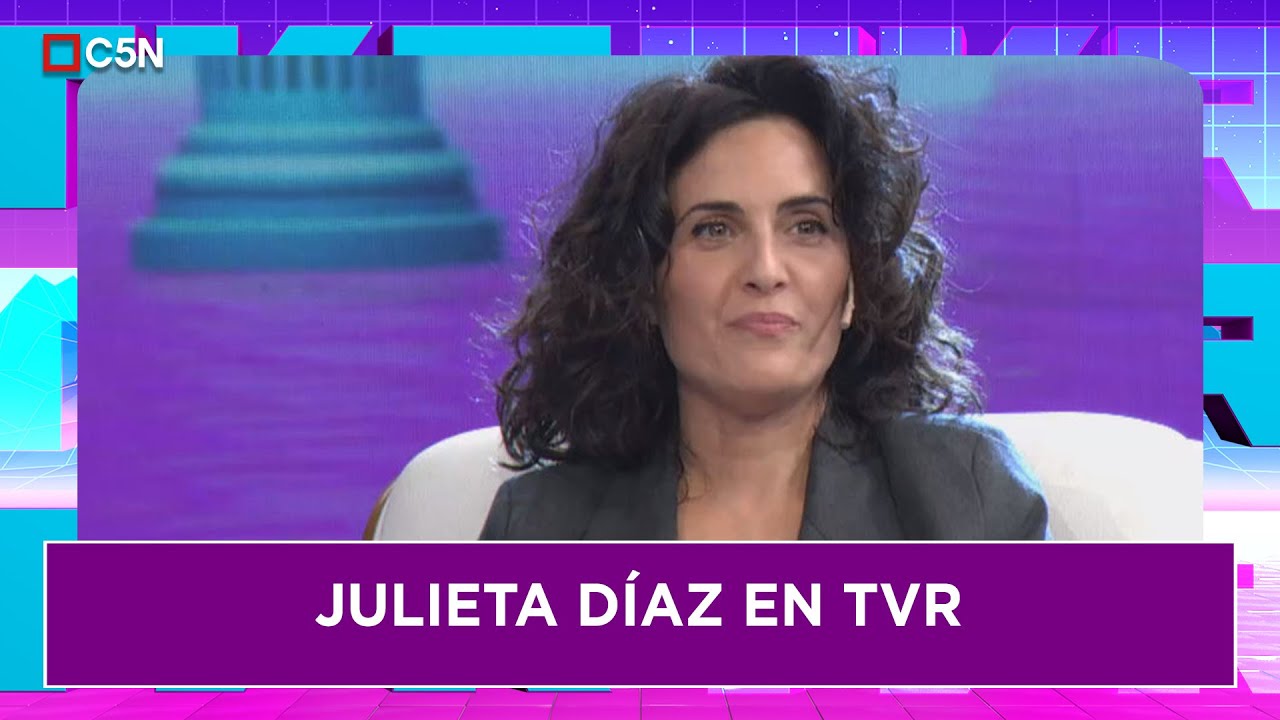 JULIETA DÍAZ en TVR: "Es muy TRISTE lo del GARRAHAN"