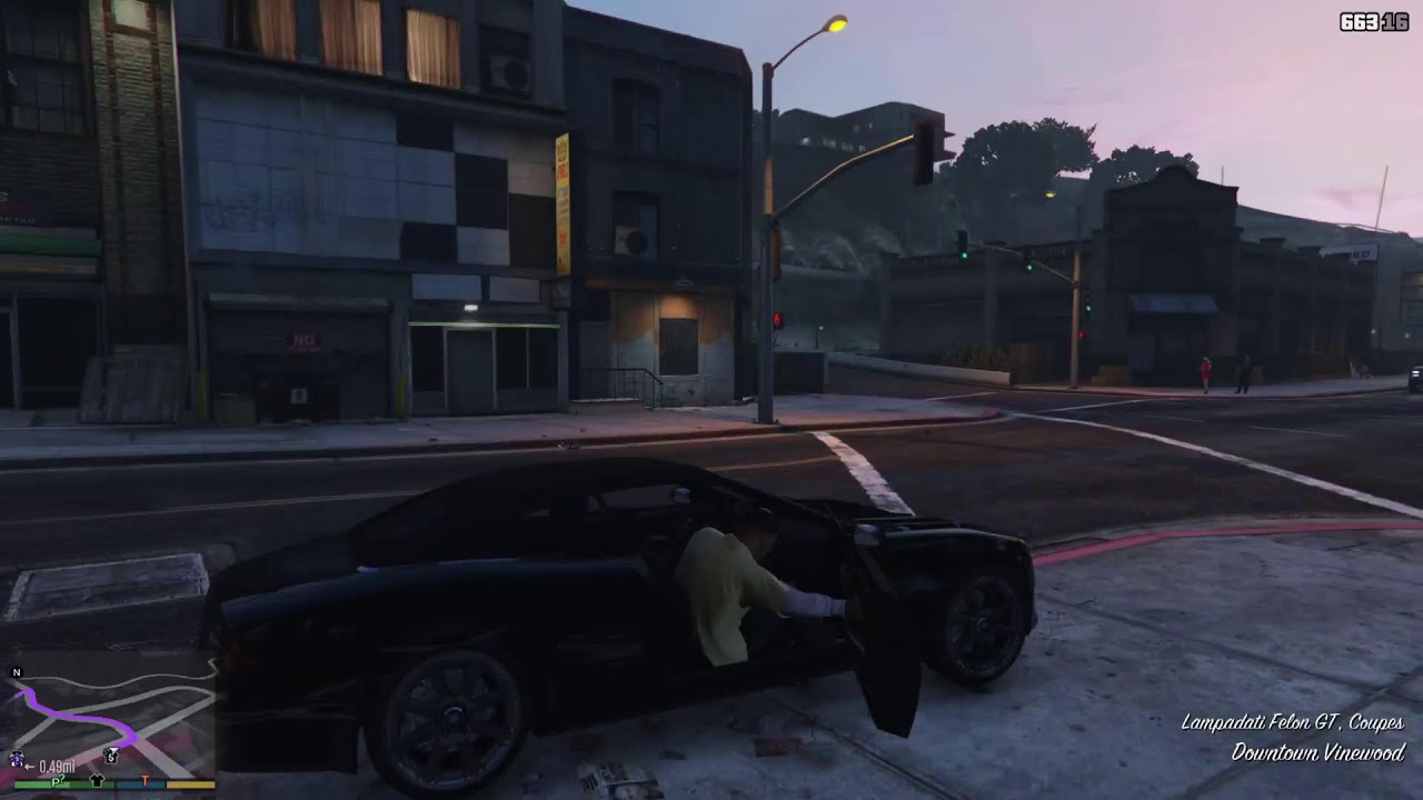 Playing GTA V