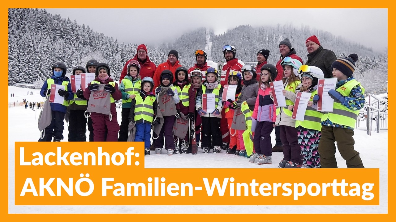 Lackenhof: Großer Andrang bei Familien-Wintersporttag