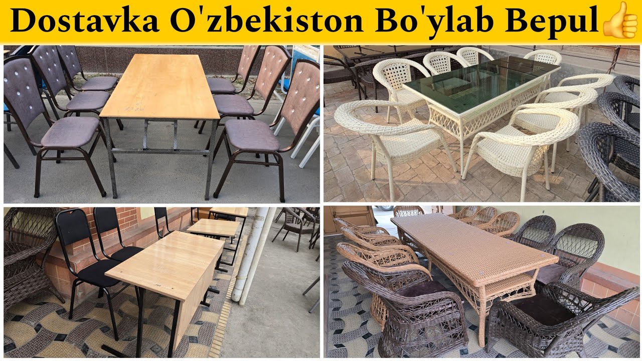 2025 Stol Stul Narxlari | Ratan Stol Stul Arzon Narxlarda | Dostavka Bor👍
