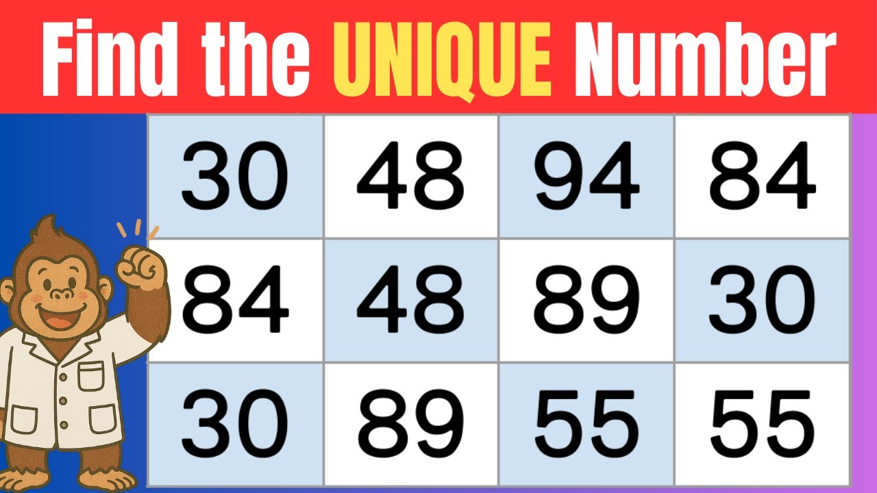 Daily Brain Teaser: Spot the Number to Improve Concentration