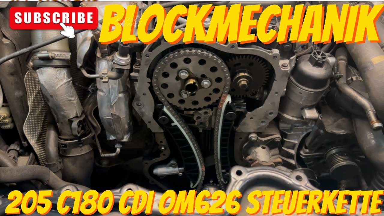 Blockmechanik W205 C180 CDI OM626 Steuerkette Klackert Und Gesprungen Wechsel NinosKfzGarage