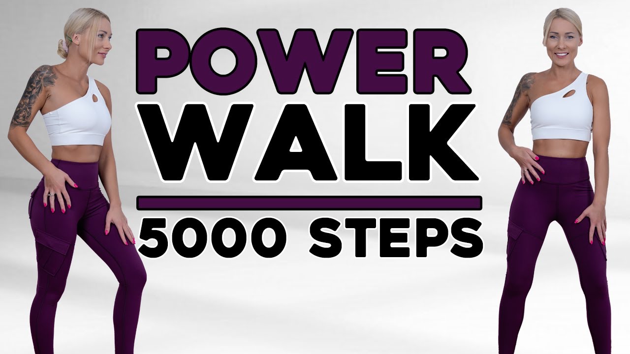 2 Mile Power Walk | At Home Workouts  | 5000 Steps | Walk at Home