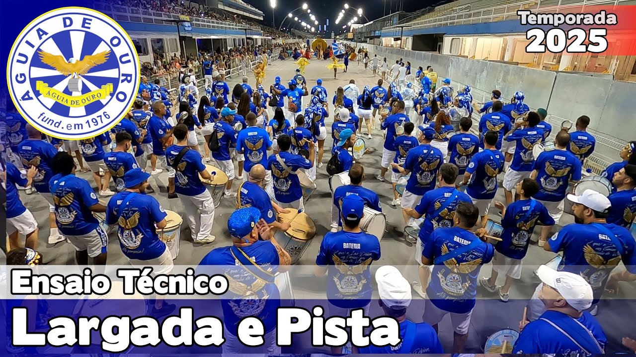 Águia de Ouro 2025 | Largada e Pista - Ensaio Técnico |  Samba ao vivo #etsp25