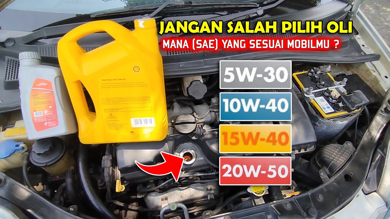 Memilih Kekentalan Oli Yang Sesuai Mobil | SAE Oli Mobil