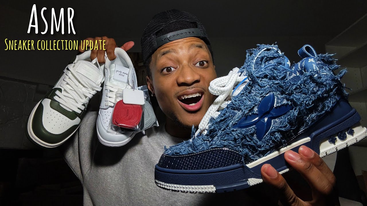 ASMR Shoe Collection: New Sneakers 👟🔥 (Whispers, Tapping & Scratching)