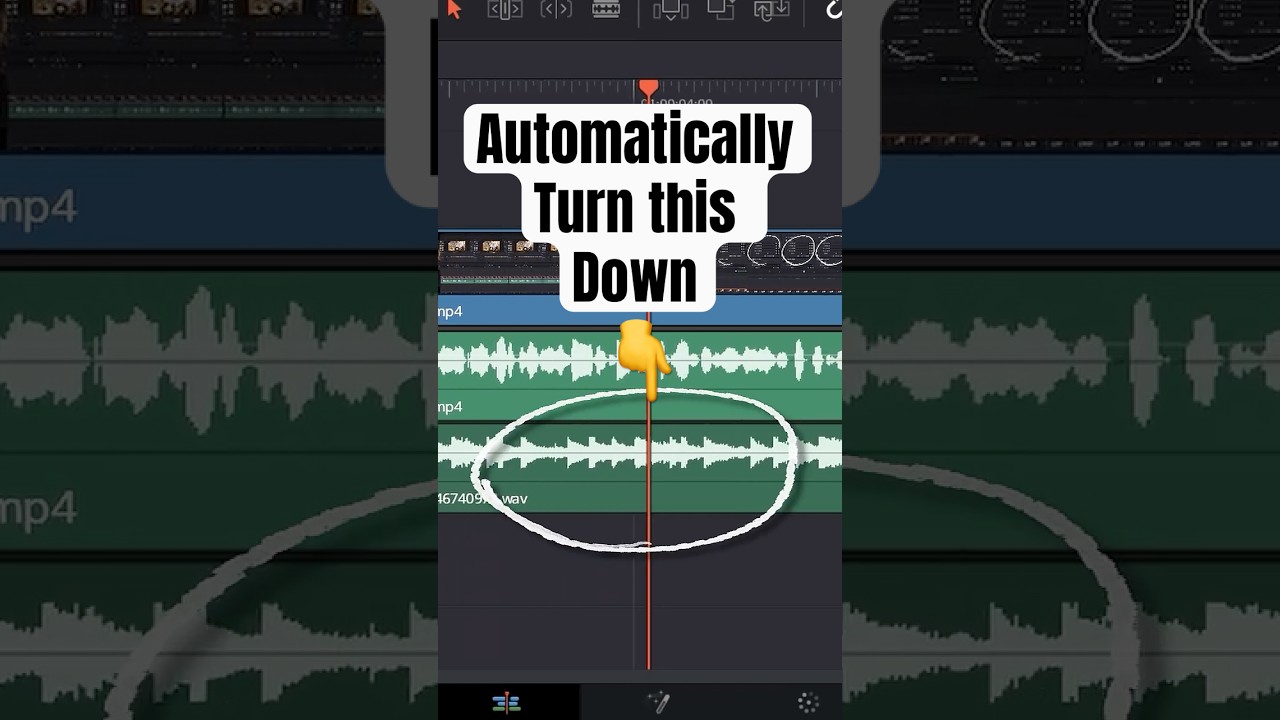 Automatically DUCK your Music when You Speak - DaVinci Resolve