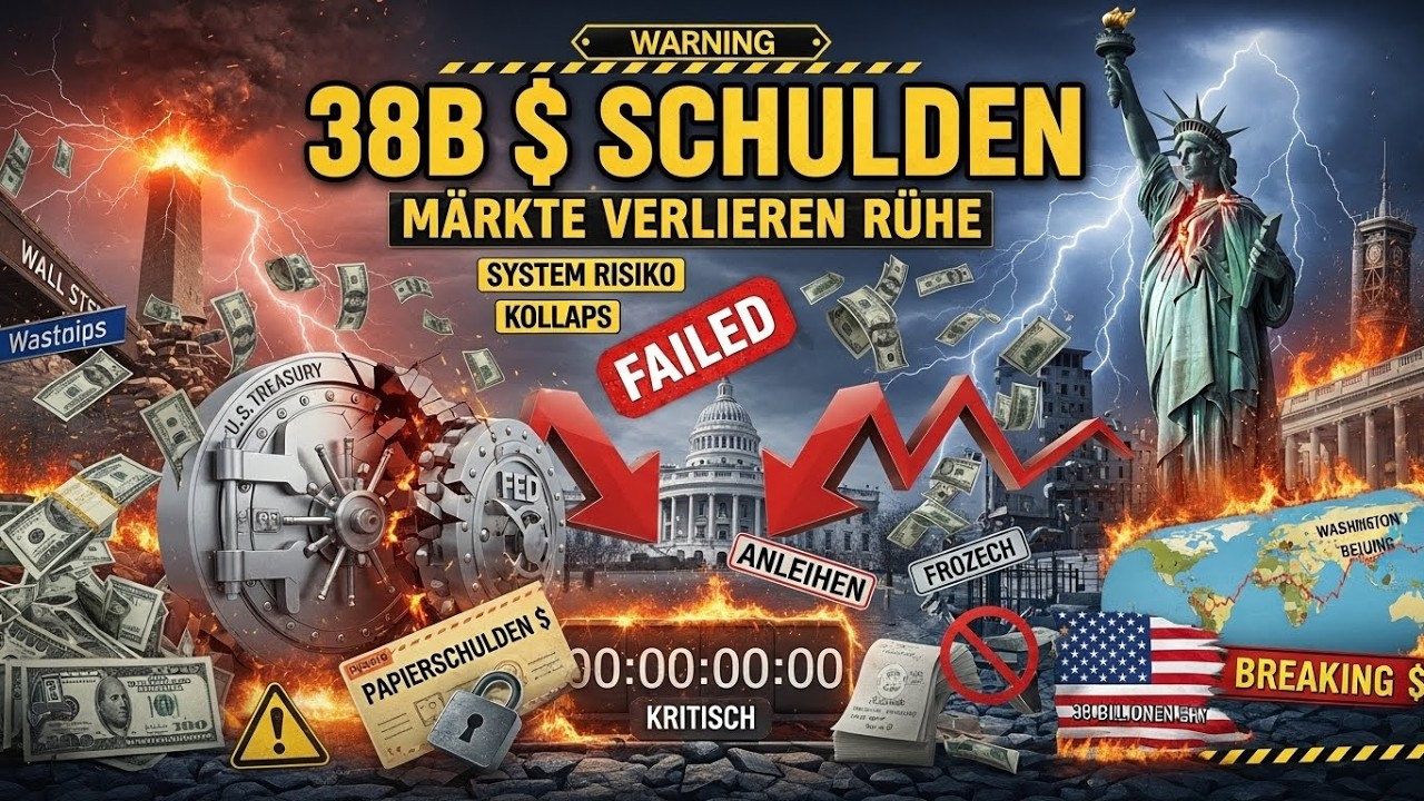 Hinter der US-Schuldenlast von 38 Billionen Dollar &mdash; warum die M&auml;rkte die Ruhe verloren
