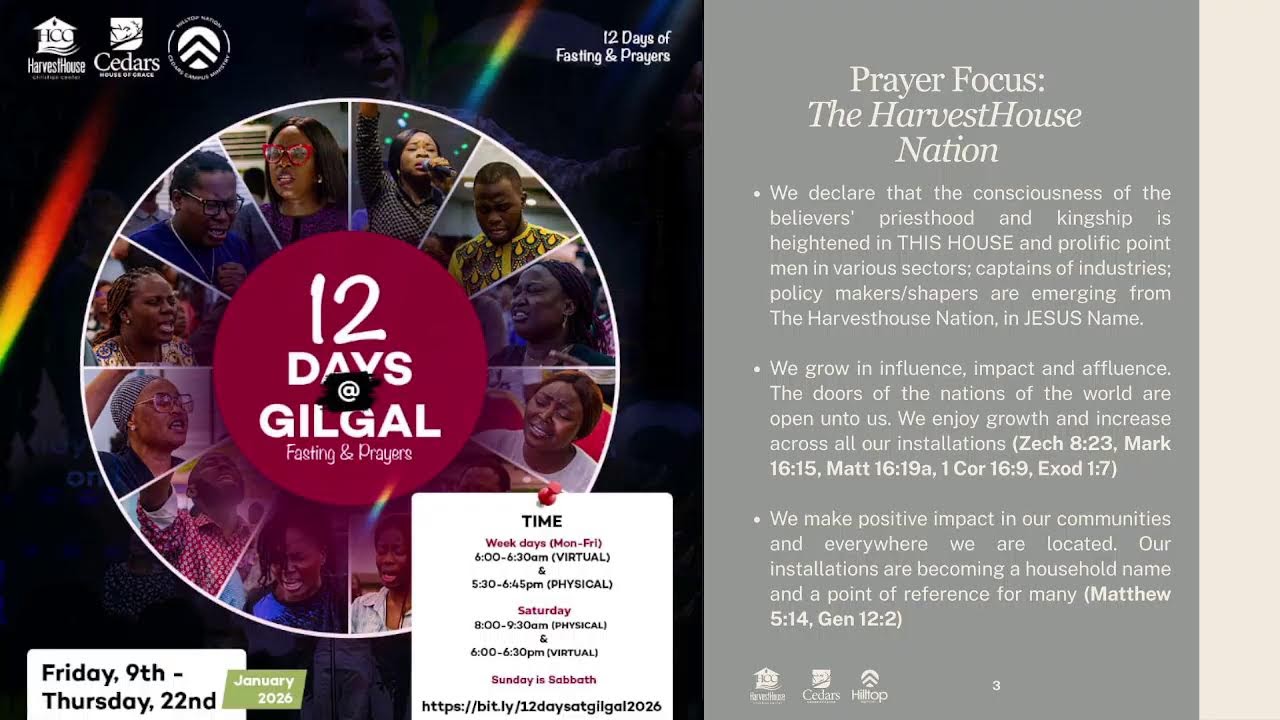 12 DAYS AT GILGAL || DAY 11 || MORNING PRAYERS