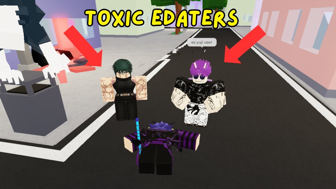 DESTRUINDO DOIS E-DATERS COSPLAYERS no JUJUTSU SHENANIGANS