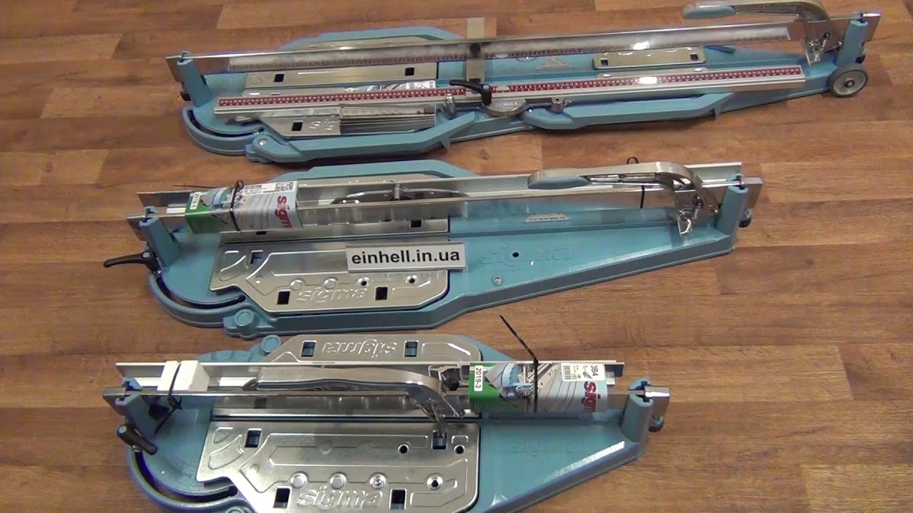 Плиткорізи і ручки Sigma SERIE 3 3B4, MAX 3D3М, MAX 3E4M плиткорезы